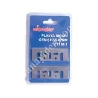 BIÇAĞI GENİŞ HSS GENİŞ 82MM 2 Lİ SET WONDER PLANYA,