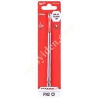 MILWAUKEE BITS PH2 150MM 1 PACK SHOCKWAVE, Hand Tools