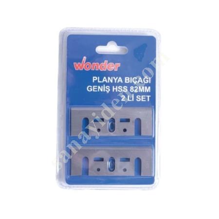 BIÇAĞI GENİŞ HSS GENİŞ 82MM 2 Lİ SET WONDER PLANYA, Diğer