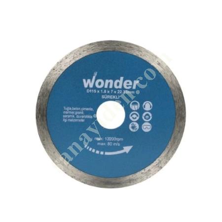 WONDER DIAMOND SAW CONTINUOUS 230 MM, Other Electrical Tools