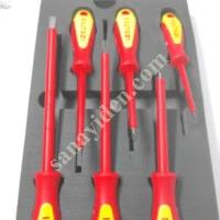 ELECTRICIAN INSULATED SCREWDRIVER SET 6 PIECES 1000 V,