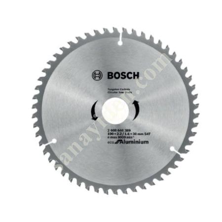 BOSCH DAİRE TESTERE EKO (ALÜMİNYUM) 190X30 MM 54 DİŞ, Elektrikli Diğer El Aletleri