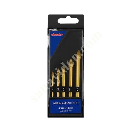 UNİVERSAL MATKAP UCU 5 Lİ SET 4MM,5MM,6MM,8MM,10MM WONDER, Matkap