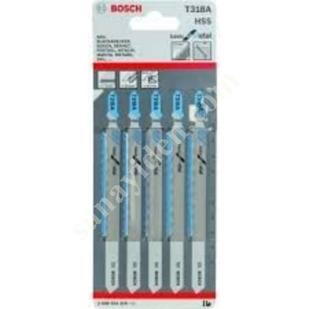 BOSCH T318 A METAL JIGSAW BLADE 5 PACK, Other Electrical Tools