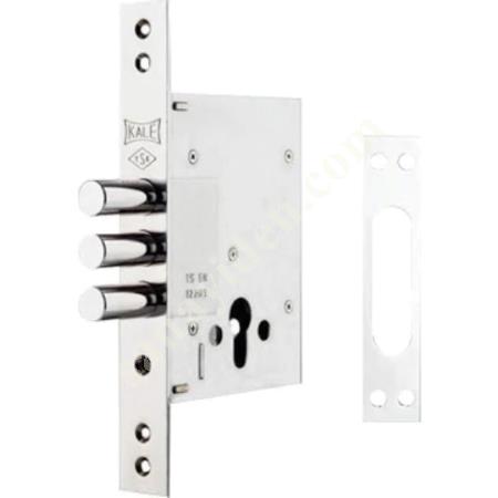 KALE PLUS STEEL DOOR SECURITY LOCK - CHROME (GM NICKEL CYLINDER), Locks