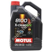 MOTUL 8100 X-CLEAN EFE 5W-30 ÜT:2021 5LT 8100X, Engine Oils