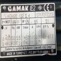 GAMAK ELEKTRİK MOTORU 5,5 KW 1500 B5 FRENLİ, Elektrik & Enerji