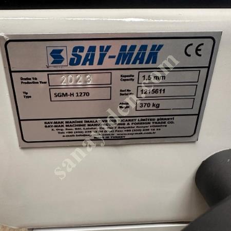 SAYMAK MARKA 127 X 1.5 MM KOLLU GİYOTİN MAKAS, Giyotin Makas