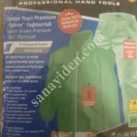 IMPORTED NEW GENERATION GREEN SUIT RAINCOAT WITH ZIPPER AND SNAP,