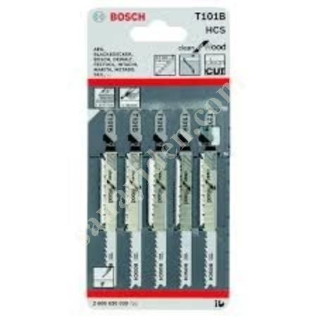 BOSCH T101 BR WOOD JİGSAW BLADE 5 PACK, Elektrikli Diğer El Aletleri