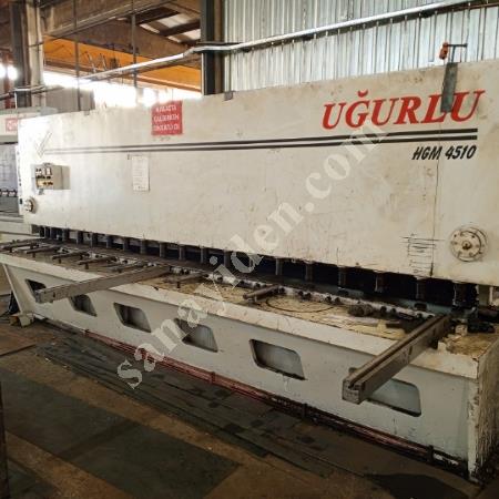 4510 X 10MM 2003 MODEL UĞURLU HİDROLİK GİYOTİN MAKAS, Makina