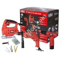 ATTLAS TRIO SET LI (DRILL JIGSAW 12 V LI-ION SCREWDRIVER), Electrical Hand Tools