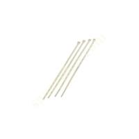 WHITE CABLE TIE 4.8X380 MM 100PCS.,