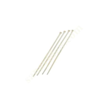 WHITE CABLE TIE 4.8X380 MM 100PCS.,