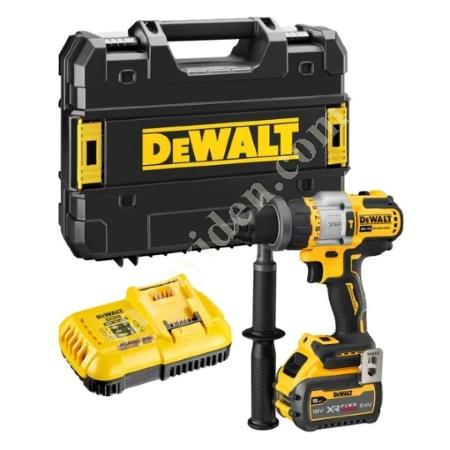 DEWALT 18V 9.0AH LI-ION PROF HAMMER DRILL WITH SINGLE BATTERY, Cordless Hand Tools