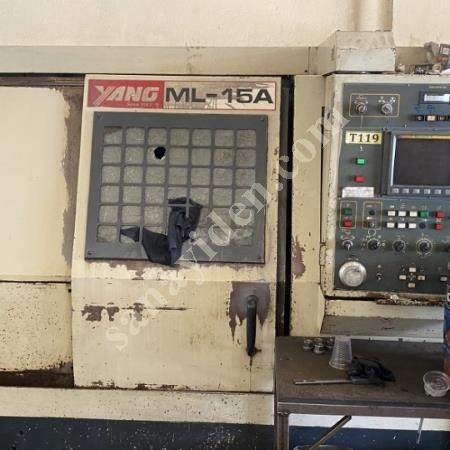 YANG ML 15-A 6 İNÇ 1999 MODEL KAPALI KART CNC TORNA, Makina