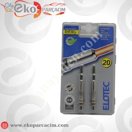 ELOTEC CİTROEN BERLİNGO SAXO XSARA 1.5 1.9 DİZEL KIZDIRMA BUJİSİ, Oto & Y. Parça