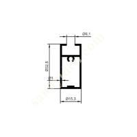 28-5561 / HANGER PROFILE PRODUCTS | SHOWER CABIN PROFILES, Aliminium