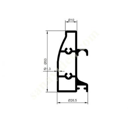 28-5580 / SHOWER CABIN PRF PRODUCTS | SHOWER CABIN PROFILES, Aliminium