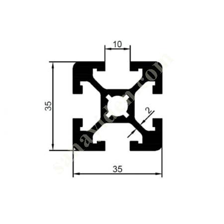 25-5529 / 35X35 SİGMA ÜRÜNLER | SİGMA PROFİLLERİ, Alüminyum